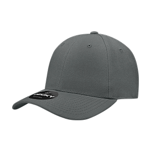 Decky 6 Panel High Profile Structured Fitted Cap – Classic Baseball Cap