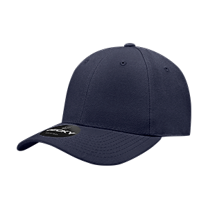 Decky 6 Panel High Profile Structured Fitted Cap – Classic Baseball Cap