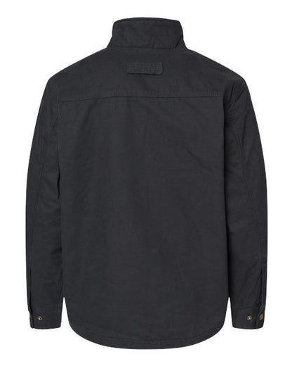 DRI DUCK 5037 Men's Endeavor Canyon Cloth™ Canvas Jacket with Sherpa Lining - Black - Back