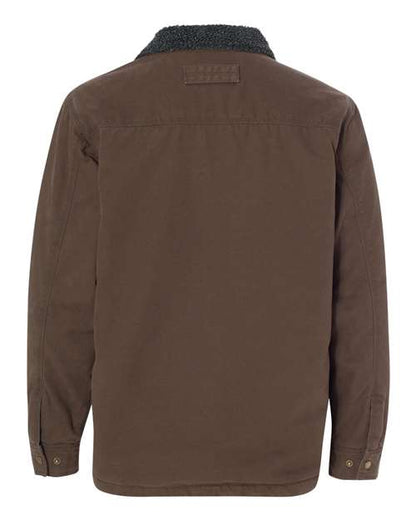 DRI DUCK 5037 Men's Endeavor Canyon Cloth™ Canvas Jacket with Sherpa Lining - Tobacco - Back