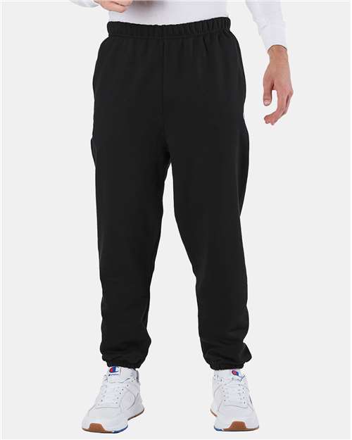 Champion RW10 Unsiex Reverse Weave® Sweatpants - Black - OnModelFront