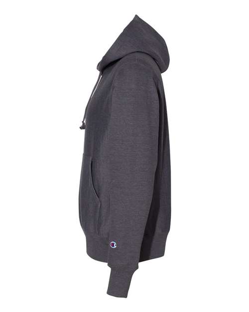 Champion S101 Unisex Reverse Weave® Hooded Sweatshirt - Charcoal Heather - DirectSide