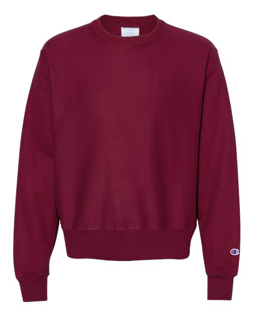 Champion S149 Unisex Reverse Weave® Crewneck Sweatshirt - Cardinal - Front