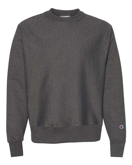 Champion S149 Unisex Reverse Weave® Crewneck Sweatshirt - Charcoal Heather - Front