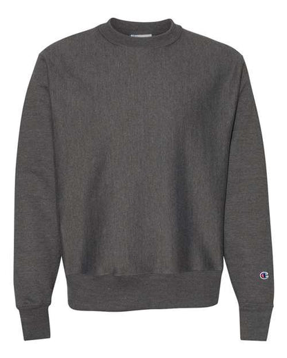 Champion S149 Unisex Reverse Weave® Crewneck Sweatshirt - Charcoal Heather - Front
