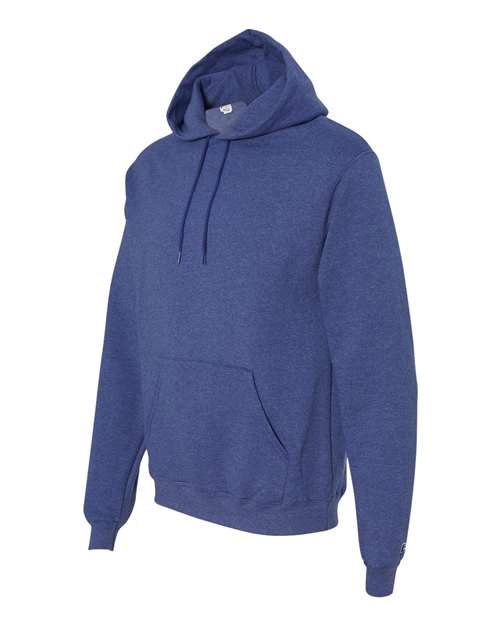 Champion S700 Unisex Powerblend® Hooded Sweatshirt - Royal Blue Heather - Side