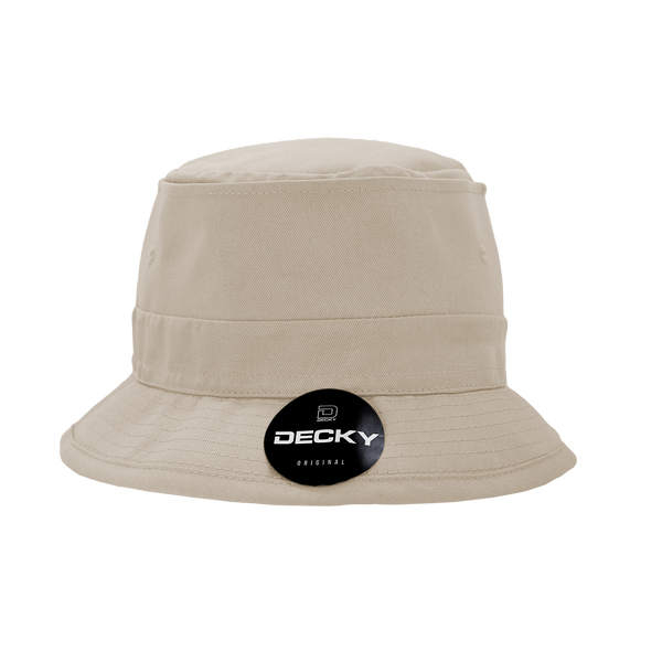 Decky-450-Structured Cotton Fisherman's Hat - Stone