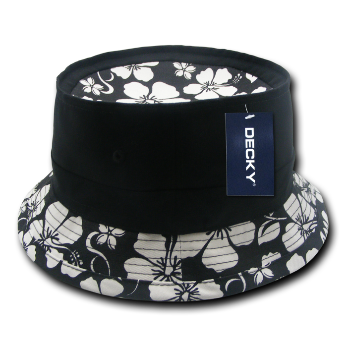 Decky-456-Structured Floral Brim Fisherman's Hat