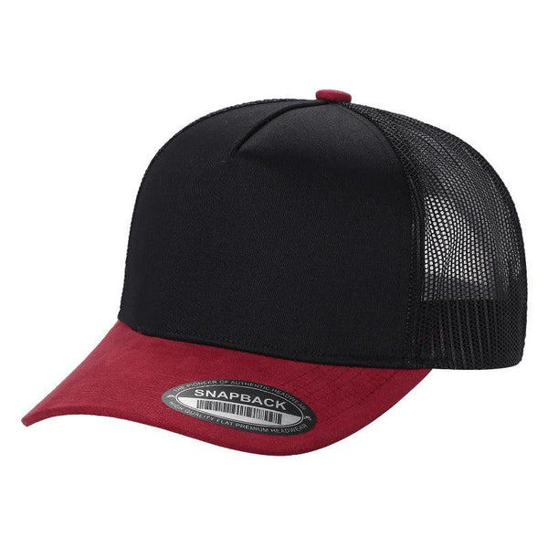 TCMS - TC MESH BACK & SUEDE BILLS - BLK/RED