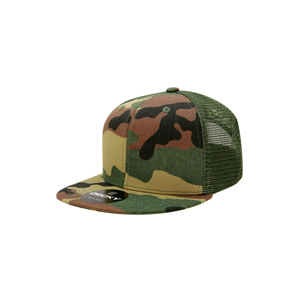 Decky-5010-Youth 6 Panel High Profile Structured Cotton Trucker - WDL