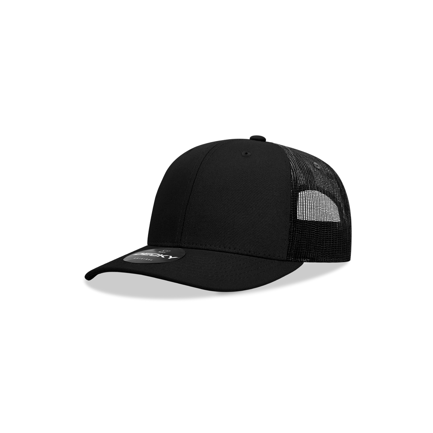 Decky-5019-Youth 6 Panel Mid Profile Structured Cotton Trucker