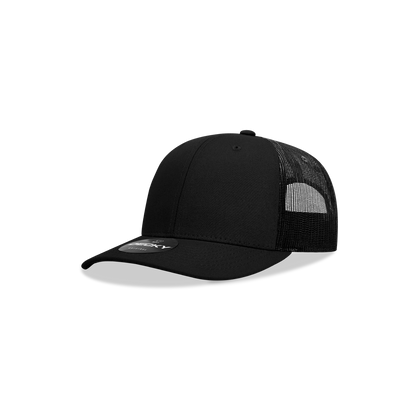 Decky-5019-Youth 6 Panel Mid Profile Structured Cotton Trucker