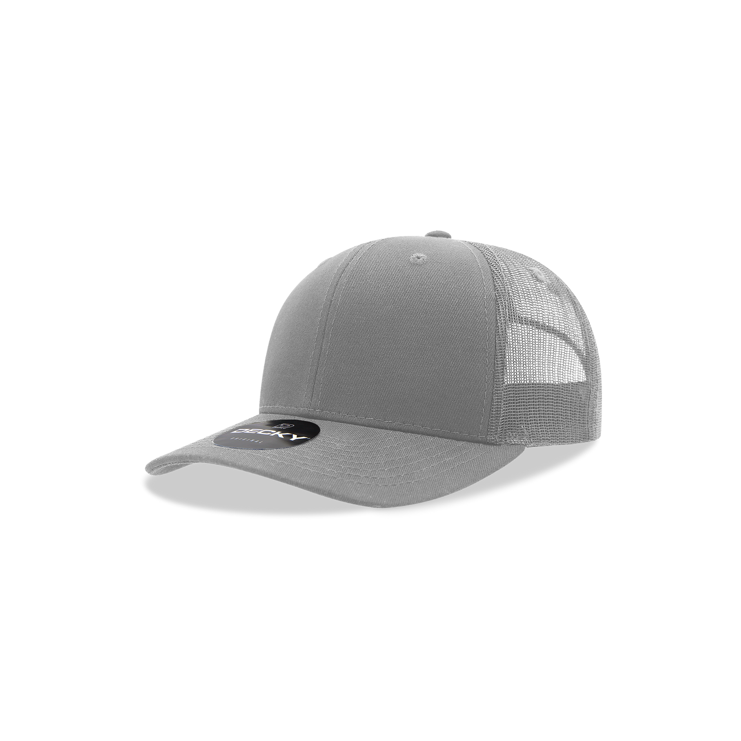 Decky-5019-Youth 6 Panel Mid Profile Structured Cotton Trucker