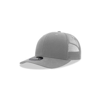Decky-5019-Youth 6 Panel Mid Profile Structured Cotton Trucker