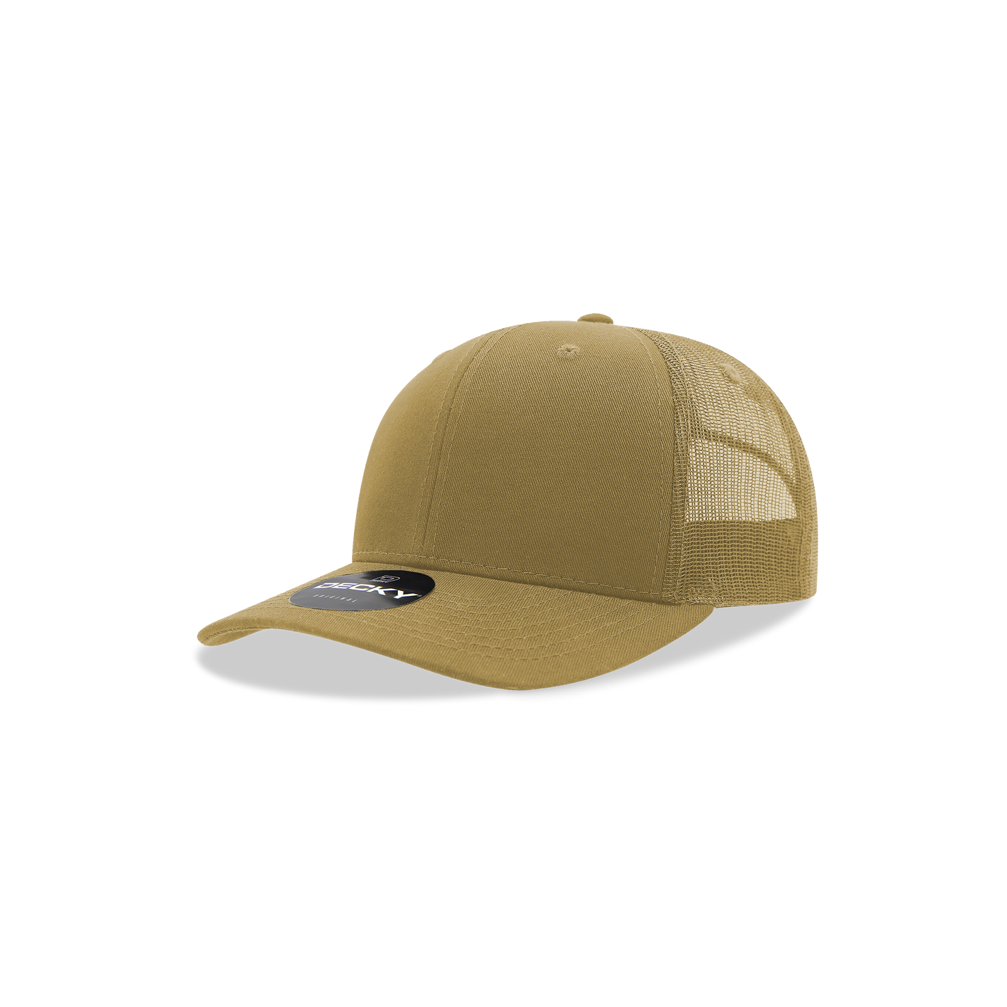 Decky-5019-Youth 6 Panel Mid Profile Structured Cotton Trucker