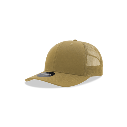 Decky-5019-Youth 6 Panel Mid Profile Structured Cotton Trucker