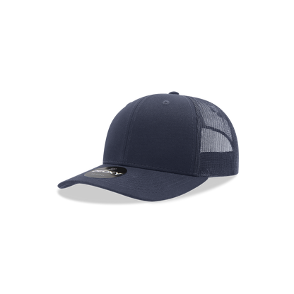 Decky-5019-Youth 6 Panel Mid Profile Structured Cotton Trucker