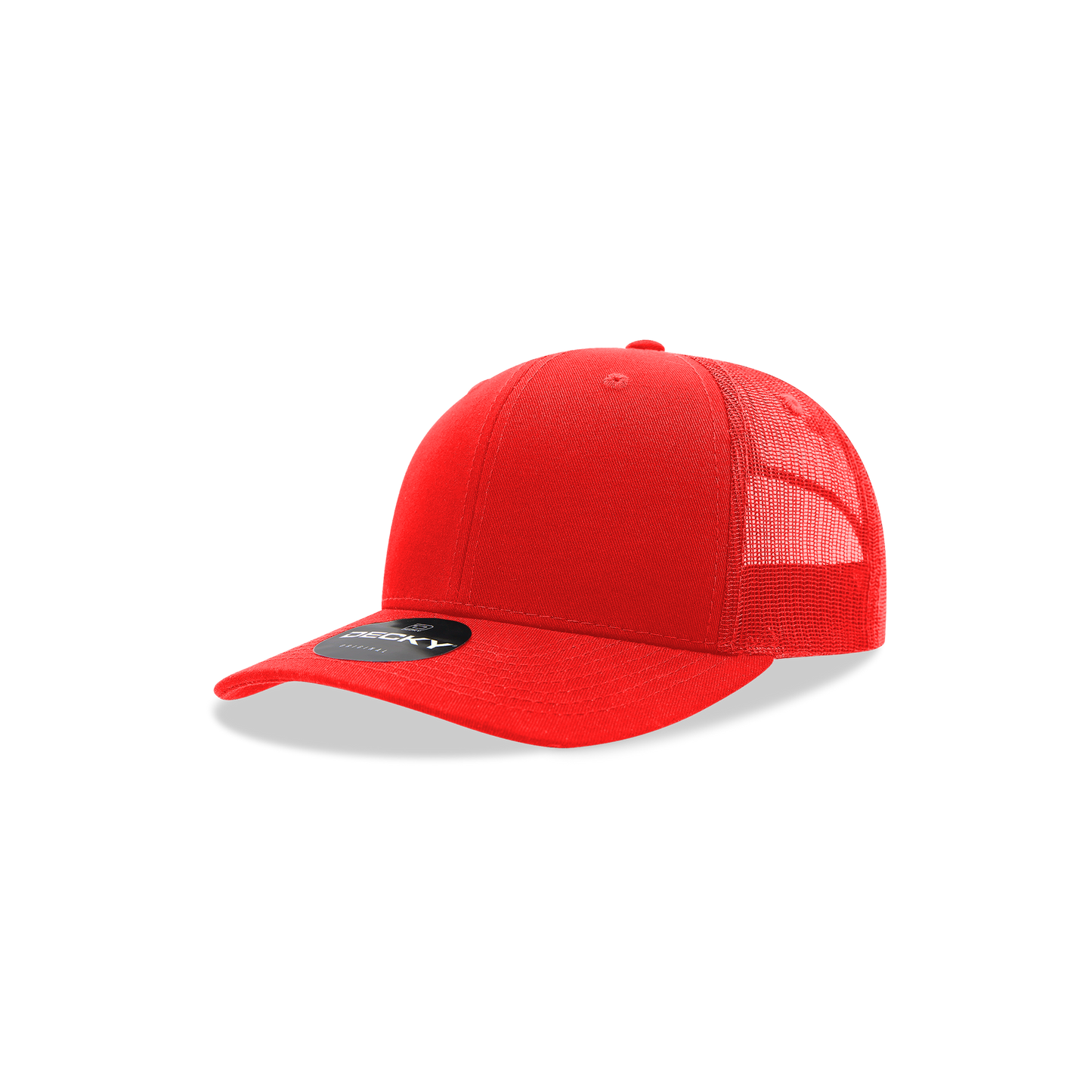 Decky-5019-Youth 6 Panel Mid Profile Structured Cotton Trucker