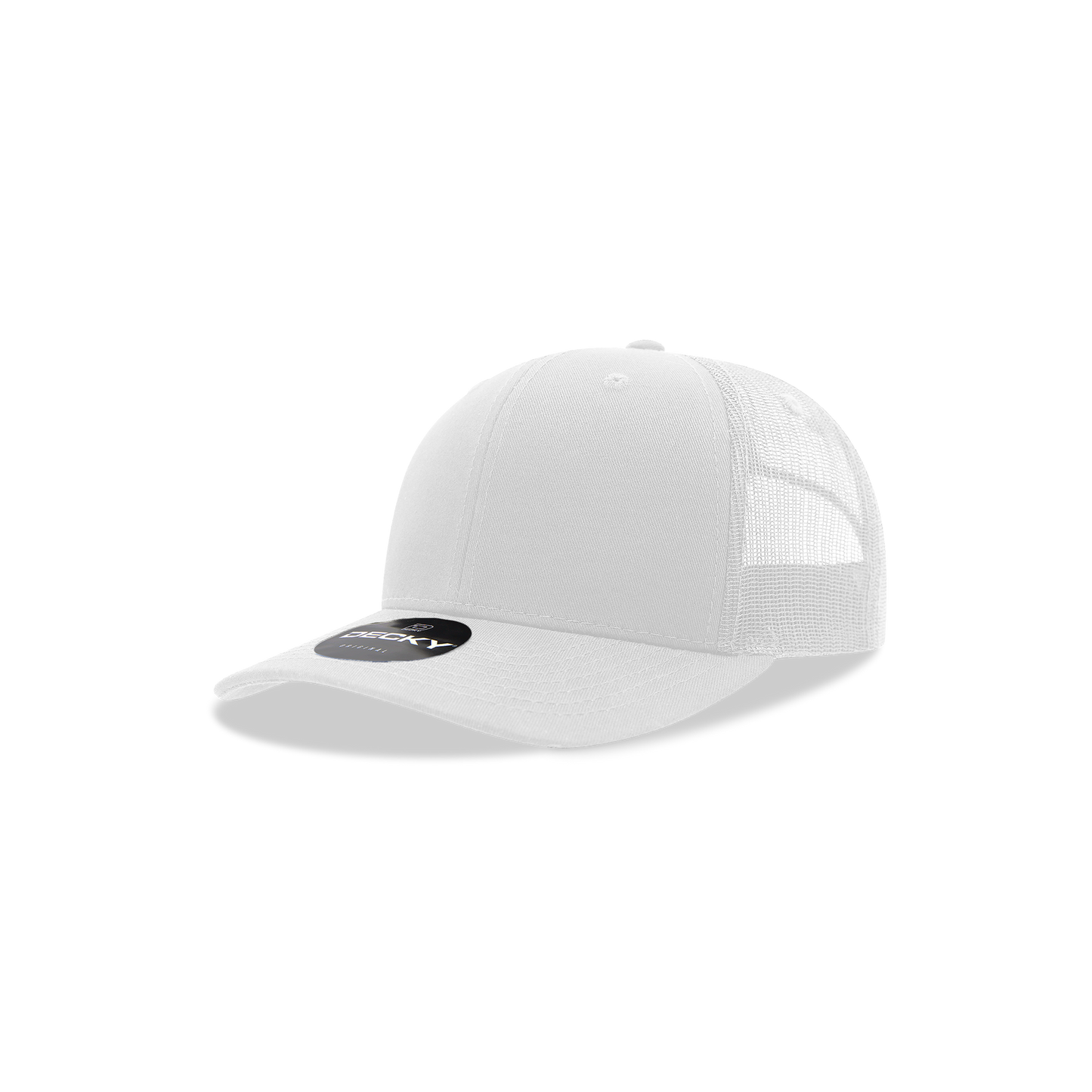 Decky-5019-Youth 6 Panel Mid Profile Structured Cotton Trucker