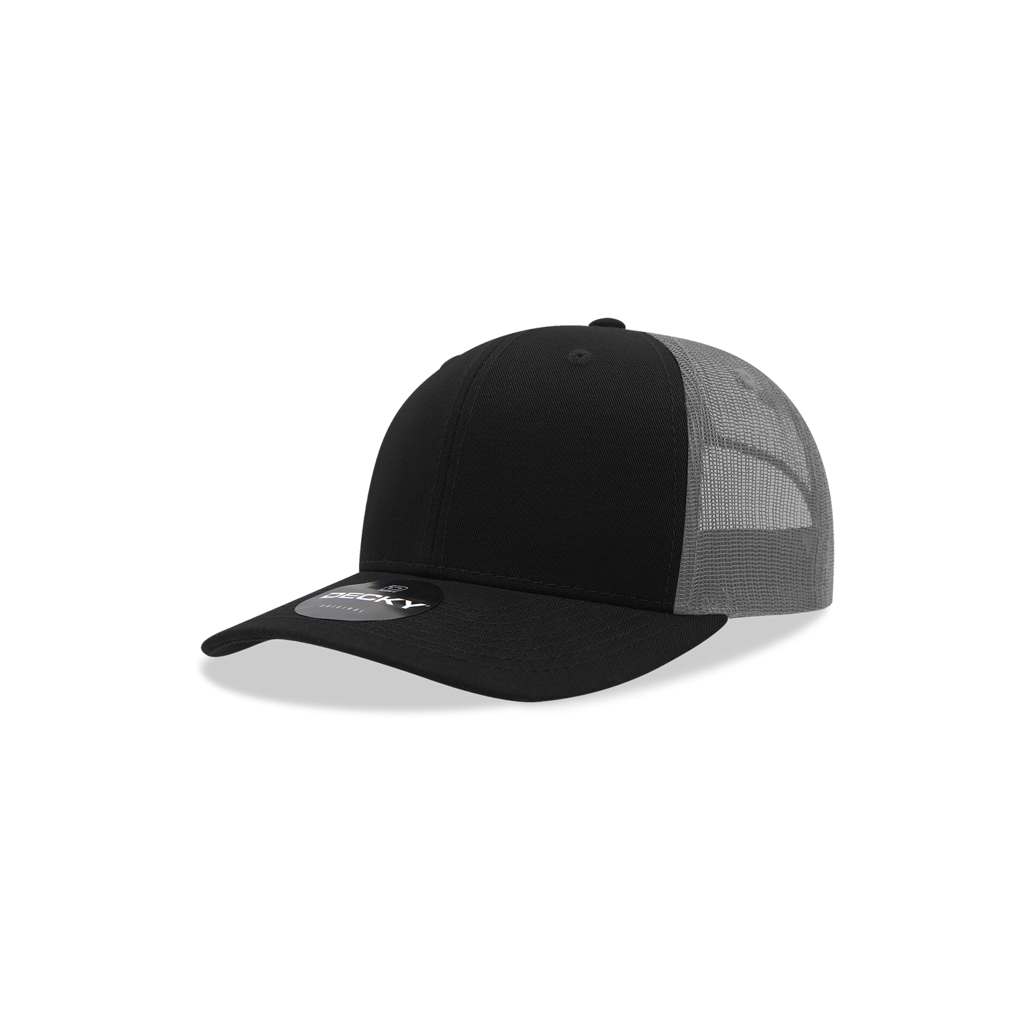 Decky-5019-Youth 6 Panel Mid Profile Structured Cotton Trucker