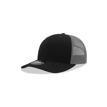 Decky-5019-Youth 6 Panel Mid Profile Structured Cotton Trucker