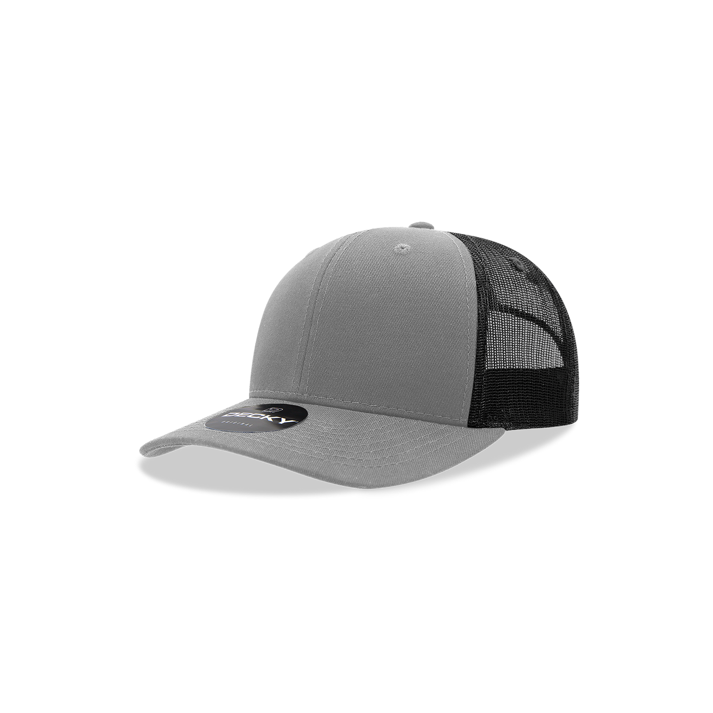 Decky-5019-Youth 6 Panel Mid Profile Structured Cotton Trucker