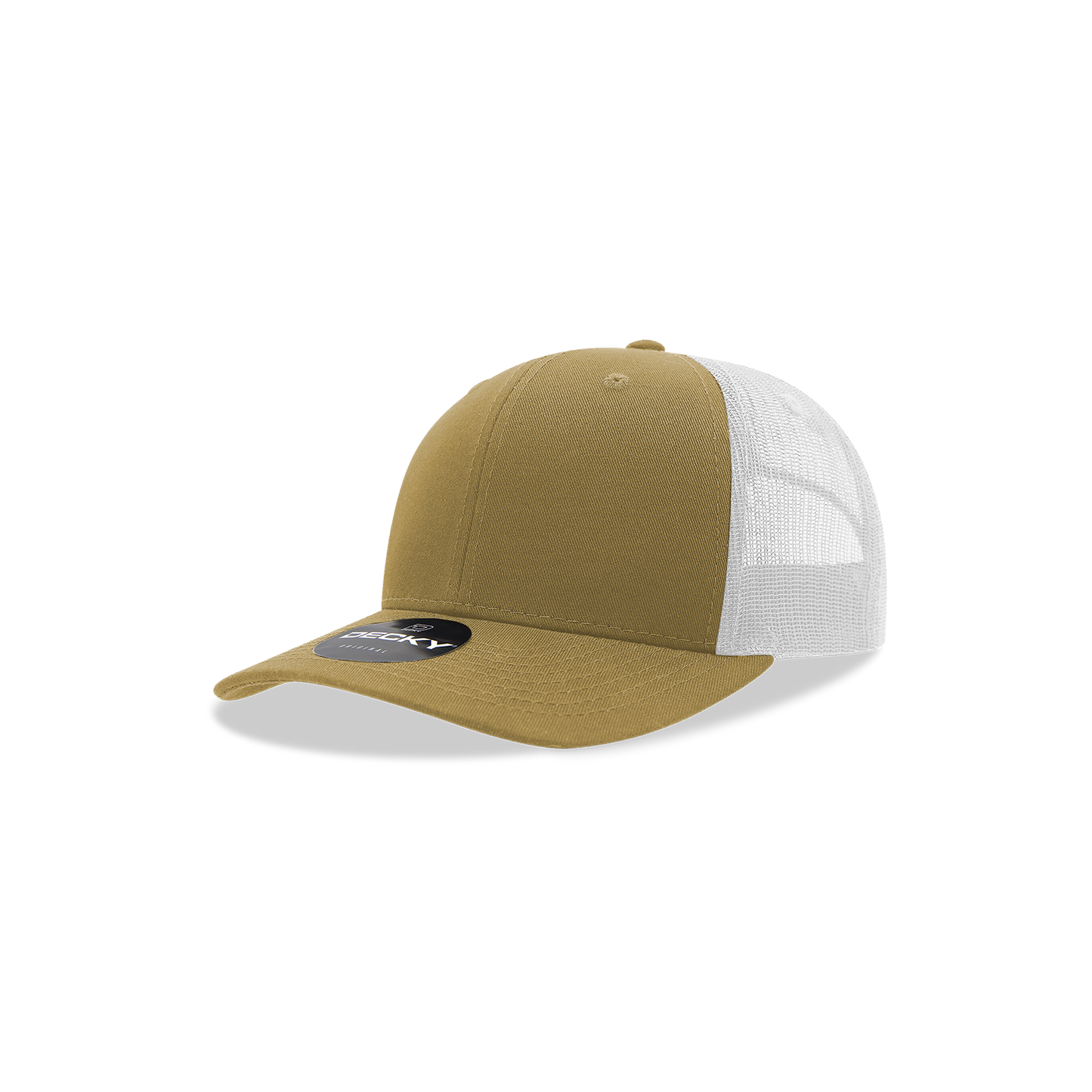 Decky-5019-Youth 6 Panel Mid Profile Structured Cotton Trucker