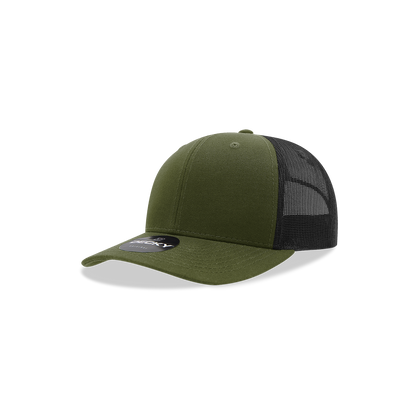 Decky-5019-Youth 6 Panel Mid Profile Structured Cotton Trucker