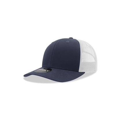 Decky-5019-Youth 6 Panel Mid Profile Structured Cotton Trucker