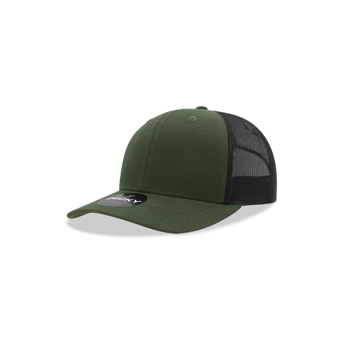 Decky-5019-Youth 6 Panel Mid Profile Structured Cotton Trucker