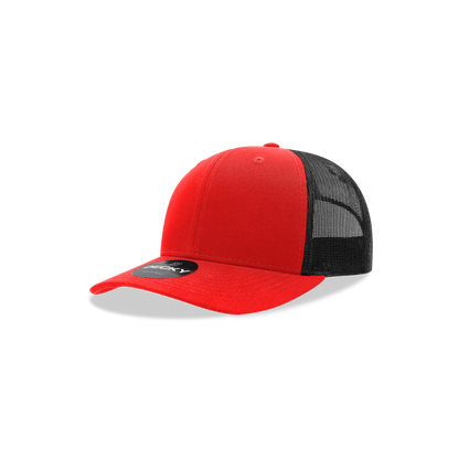 Decky-5019-Youth 6 Panel Mid Profile Structured Cotton Trucker