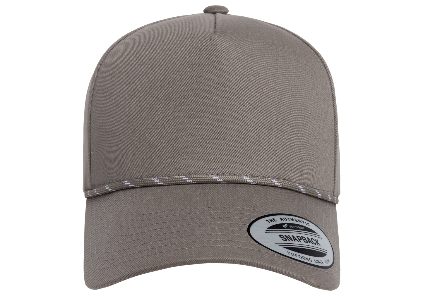Flexfit House YP Classics Retro Cotton Blend 5-Panel Snapback Cap with Braided Rope