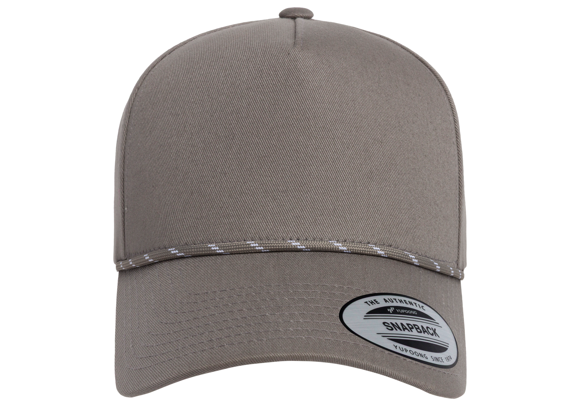 Flexfit House YP Classics Retro Cotton Blend 5-Panel Snapback Cap with Braided Rope