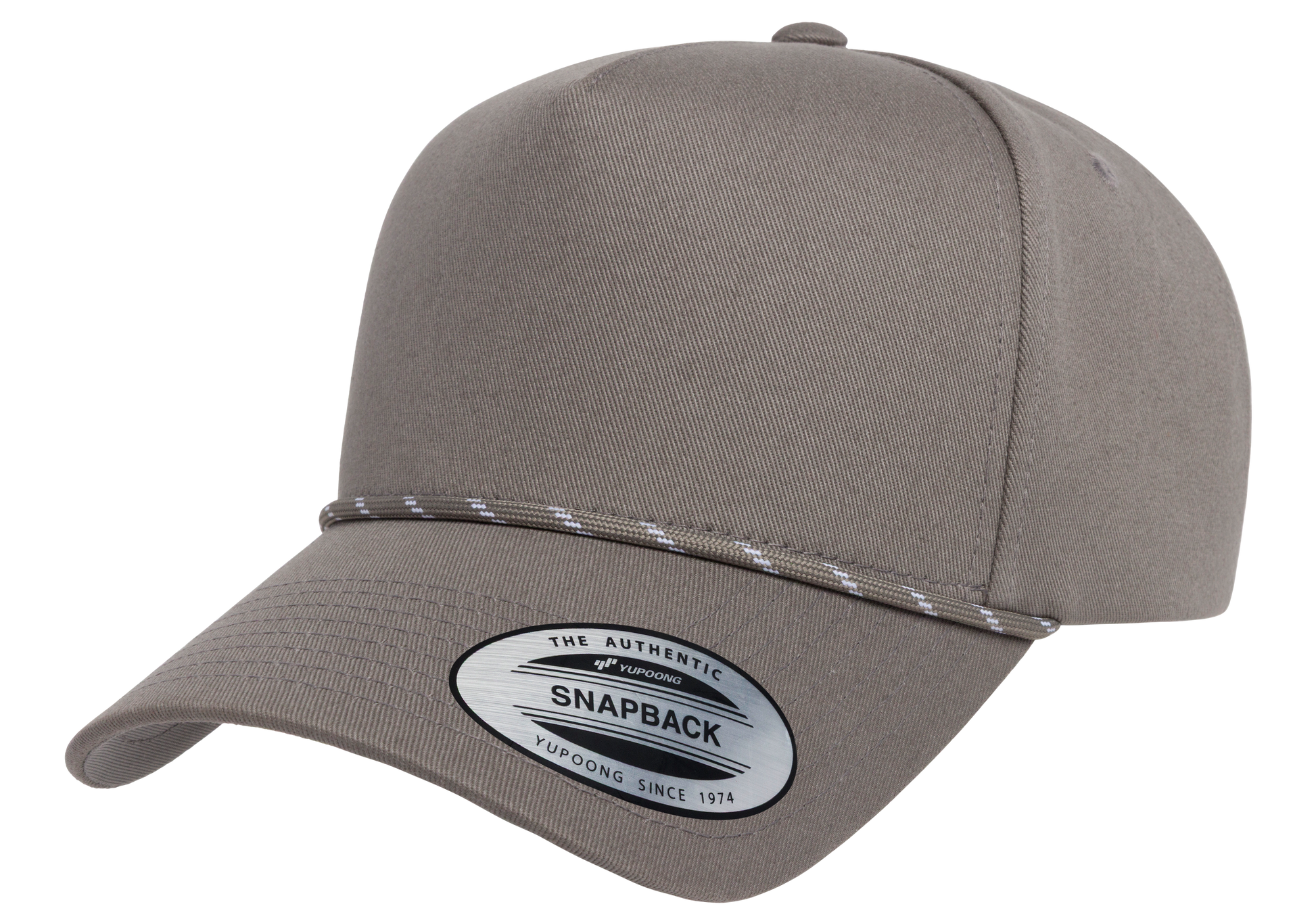 Flexfit House YP Classics Retro Cotton Blend 5-Panel Snapback Cap with Braided Rope