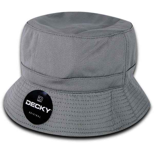 Decky-5110-Relaxed Mesh Buckets - Charcoal