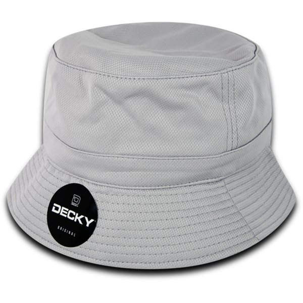 Decky-5110-Relaxed Mesh Buckets - Grey