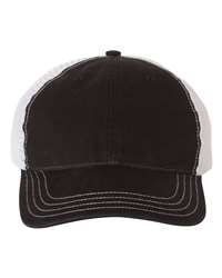 Richardson 111 Garment-Washed Trucker Cap, Mesh Back