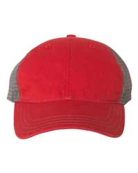 Richardson 111 Garment-Washed Trucker Cap, Mesh Back
