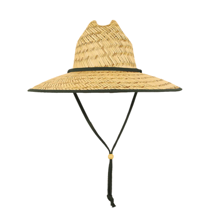 Decky-528-Mat Straw Lifeguard Hat