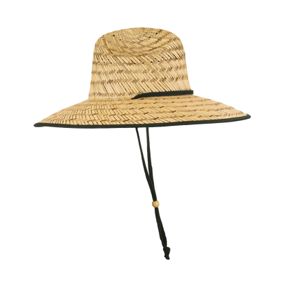 Decky-528-Mat Straw Lifeguard Hat