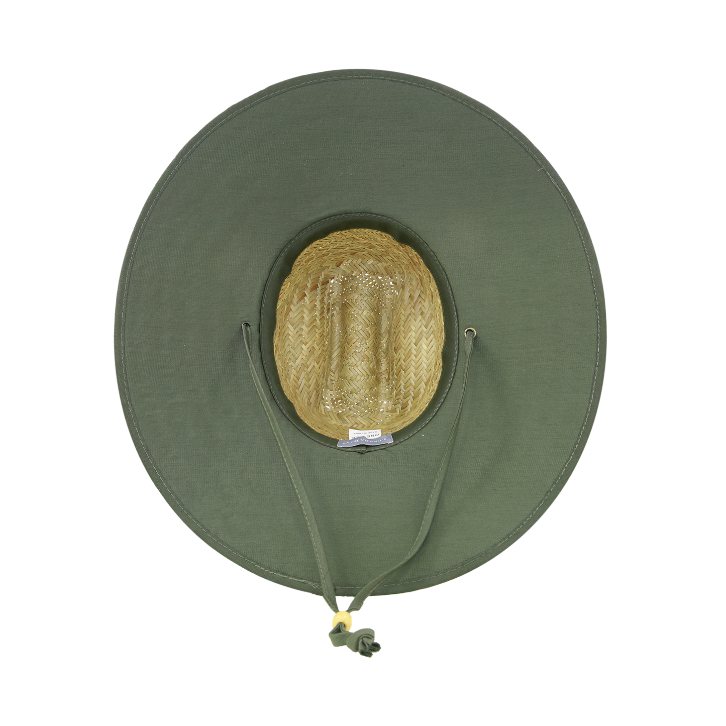Decky-528-Mat Straw Lifeguard Hat