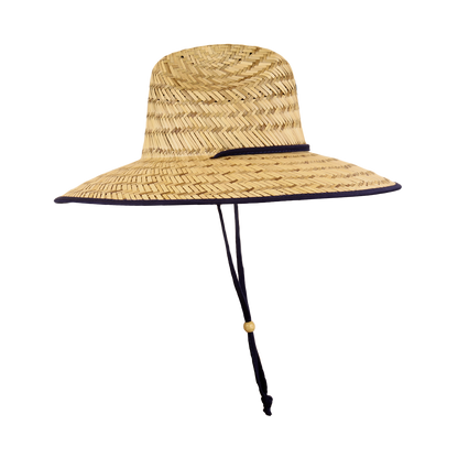 Decky-528-Mat Straw Lifeguard Hat