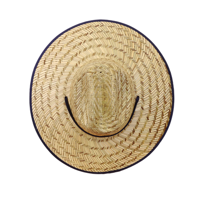 Decky-528-Mat Straw Lifeguard Hat