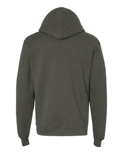 Champion S700 Unisex Powerblend® Hooded Sweatshirt - Dark Green Heather - Back