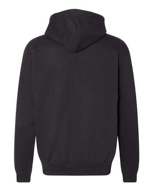 Champion S171 Unisex Cotton Max Hooded Sweatshirt - Black - Back