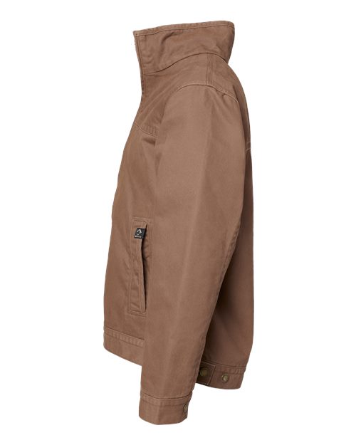 DRI DUCK 5028T Men's Tall Maverick Boulder Cloth™ Jacket with Blanket Lining - Field Khaki - DirectSide