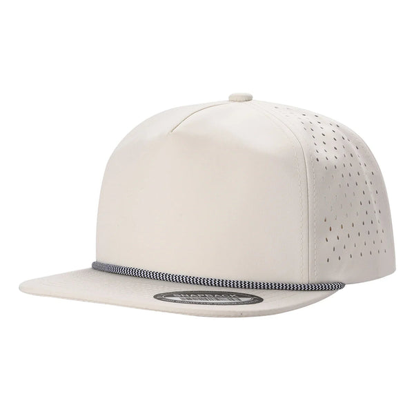 5WPR-5PANEL WATER PROOF HAT WITH ROPE - TAN