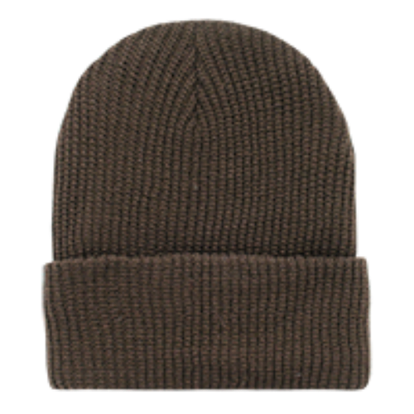 Decky GI Watch Cap – Cuffed Knit Beanie Hat | 600 - Brown