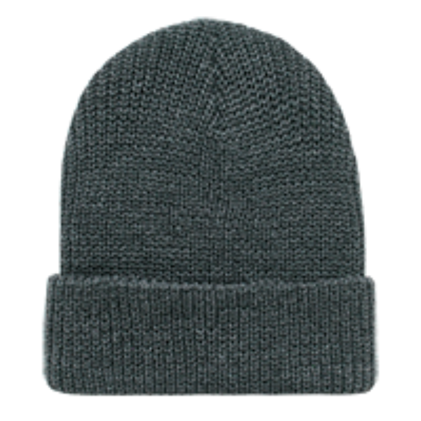 Decky GI Watch Cap – Cuffed Knit Beanie Hat | 600 - Heather Charcoal