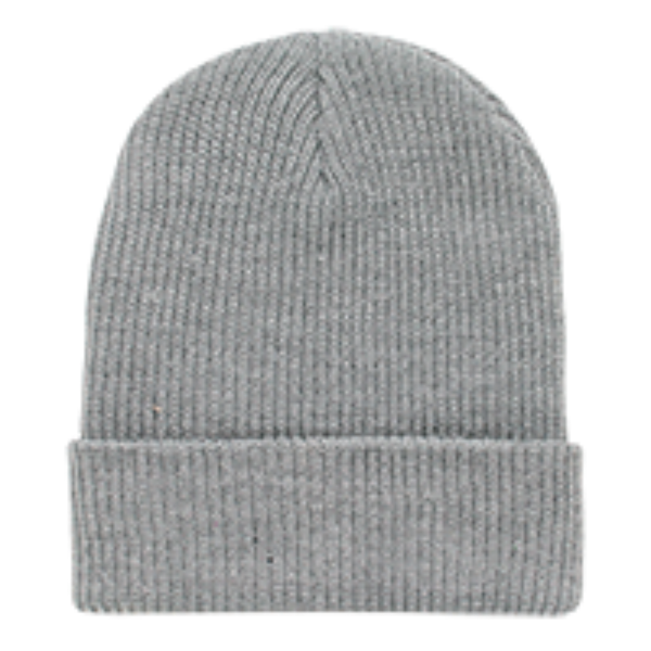 Decky GI Watch Cap – Cuffed Knit Beanie Hat | 600 - Heather Grey